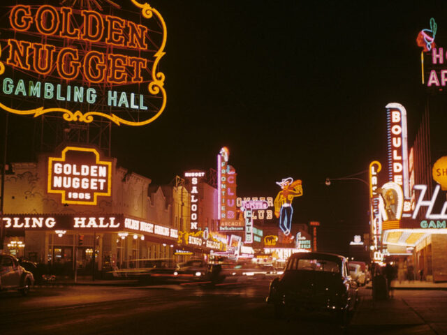 Downtown Las Vegas  In 1952