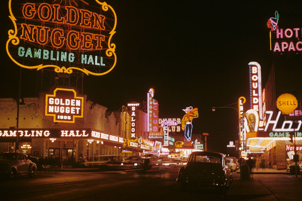 Downtown Las Vegas  In 1952