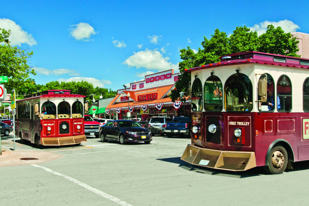 Downtown Branson Trolley