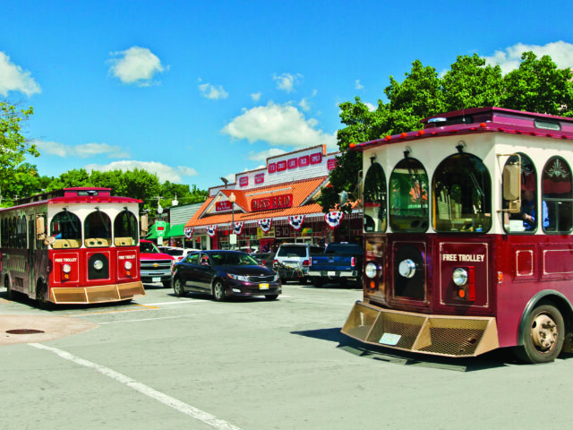 Downtown Branson Trolley