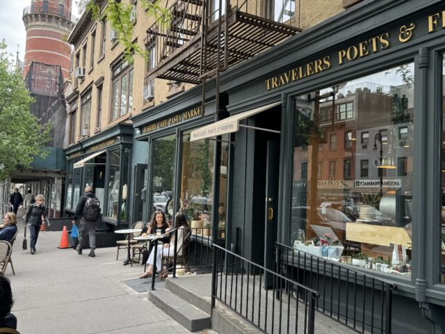 Travelers Poets and Friends dining