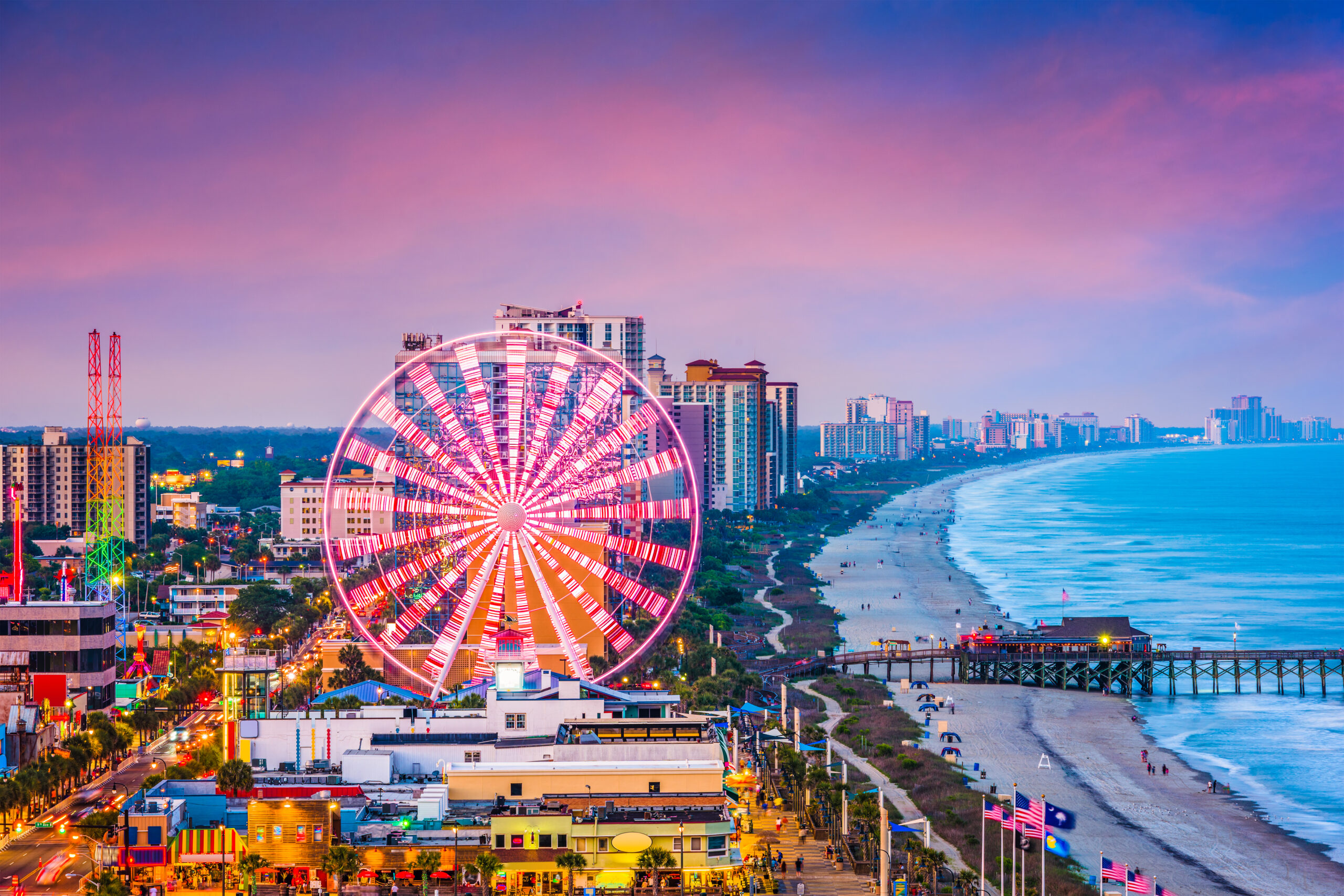 Myrtle Beach, South Carolina, Skyline.